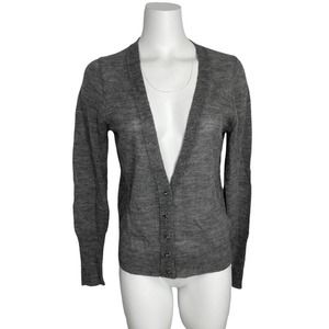 J.Crew Button Front Cardigan Alpaca & Merino Wool Lightweight Large J Crew L